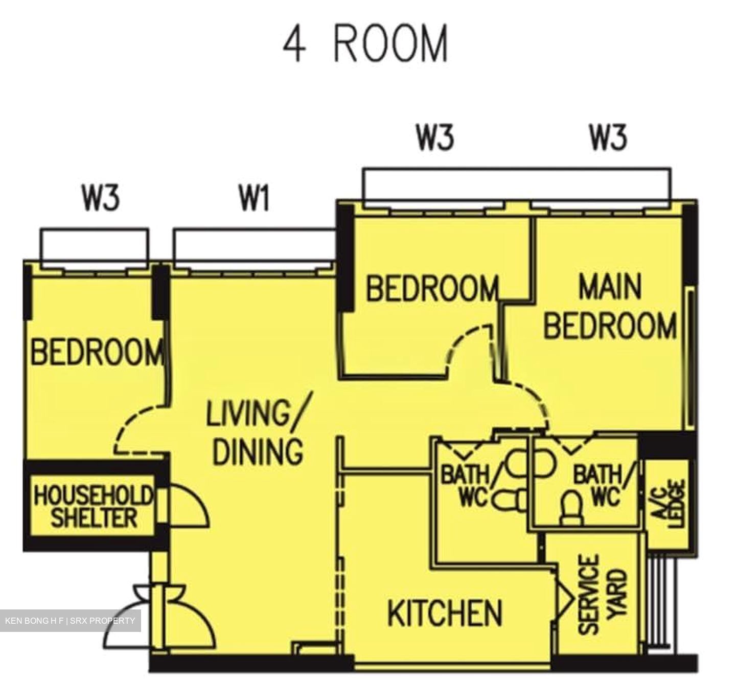 Blk 419A Waterfront II @ Northshore (Punggol), HDB 4 Rooms #604912621